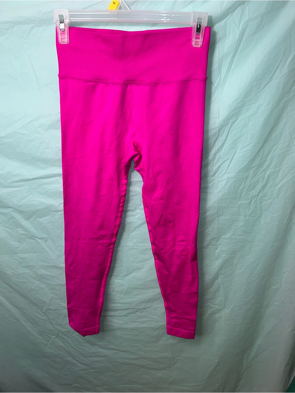High-Waist Girls' Active Leggings in Bright Pink